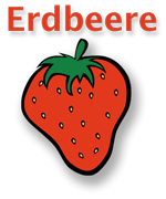 Erdbeere als PNG8